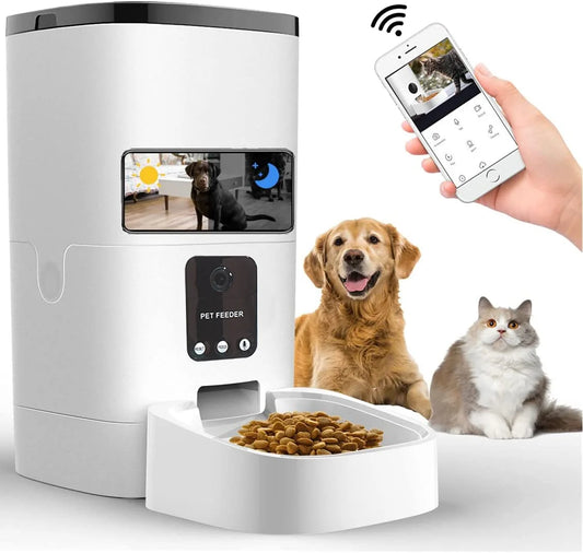 Smart Tech Automatic 6L Dog and Cat Feeder