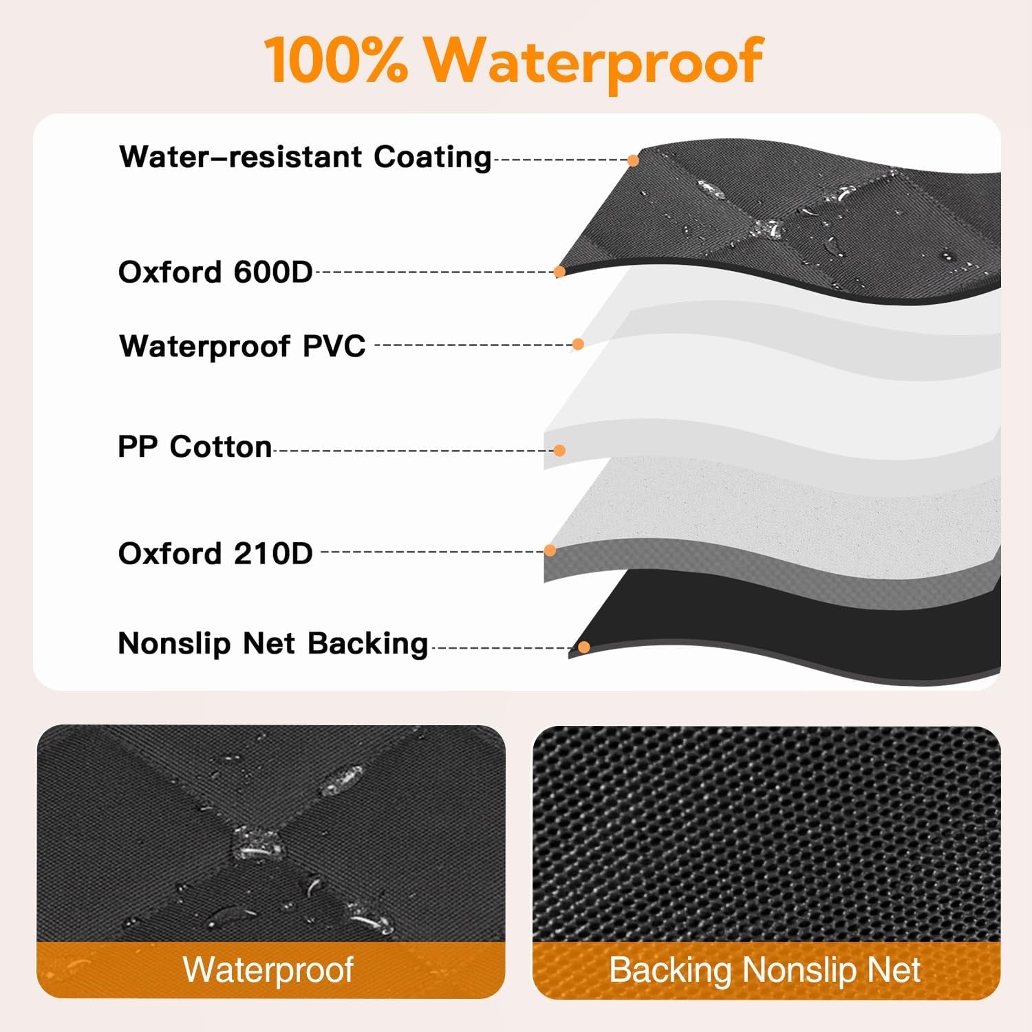 Heavy Duty, Waterproof Pet Seat Cover